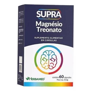Imagem de Supra Magnésio Treonato - 60 Cápsulas - Herbamed-Unissex