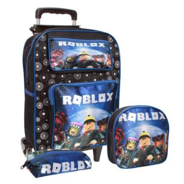 Imagem de Kit Mochila Escolar Infantil Masculino + Kit Completo 3 Pçs - Plike