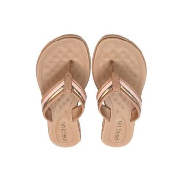 Imagem de Chinelo Salto Beira Rio Tradicional Adulto Feminino, NUDE, 36