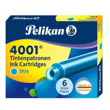 Imagem de Cartucho de Tinta Pelikan 4001 TP/6 Azul Turquesa