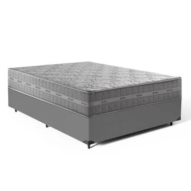 Imagem de Cama Box com Colchão de Molas Ensacadas Ultra Spring Anjos Casal 138cm