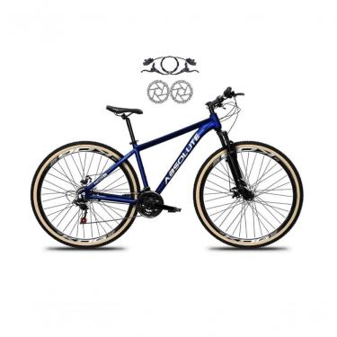Imagem de Bicicleta Aro 29 Absolute Nero 5 Alumínio Freio Hidráulico 24v Garfo Suspensão Mountain Bike Azul 19