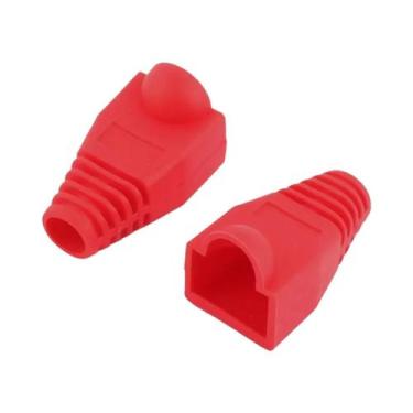 Imagem de Tampas De Conector RJ45 Multicoloridas Para Cabo Ethernet Cat5 Cat5e C