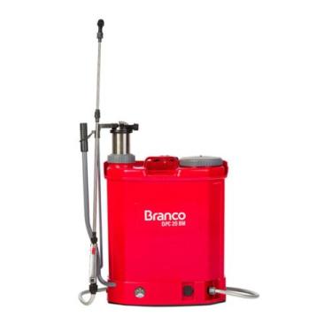 Imagem de Pulverizador Branco Motores Elétrico Costal 20L, 21L