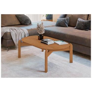 Imagem de Mesa de Centro Lizz Oblonga - Casa D, Cedro