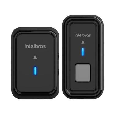 Imagem de Campainha Eletrônica Sem Fio Cib 101 Preta Intelbras Cor Preto 110v/22