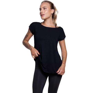 Imagem de Blusa Marcela Fitness Lisa Vekyo Manga Curta Treino Feminina-Feminino