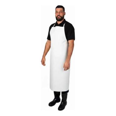 Imagem de Avental Químico Nylon Branco ~ Vértice, G