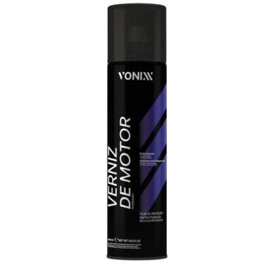 Imagem de Verniz De Motor Vonixx 400ml Spray Alta Temperatura Brilho E Proteção 