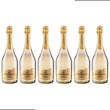 Imagem de Espumante Moscatel Sem Álcool Garibaldi Zero 750ml Kit 6un