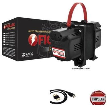 Imagem de Transformador Fiolux Premium Tripolar 2000va 110/220 220/110 - Fiolux