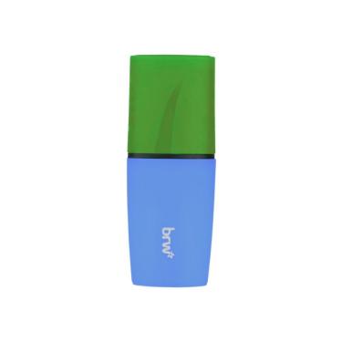 Imagem de Mini Marca Texto Neon com Cheiro BRW Verde e Azul (Maçã Verde) Design Compacto 1 Unidade Verde
