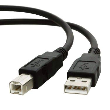 Imagem de CABO USB 2.0 AM x BM 1,8m PRETO PC-USB1801 PLUS CABLE
