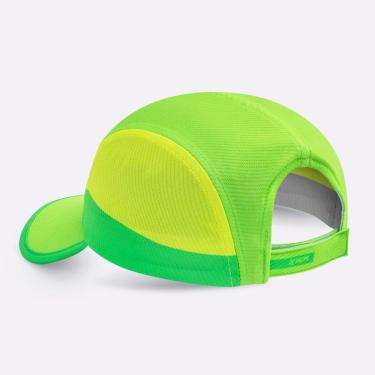 Imagem de Boné para Corrida HUPI Run Fast Verde e Amarelo-Unissex