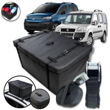 Imagem de Bolsa Teto Maleiro Impermeável 370L+Cinta Premium Fiat Doblo - BR18