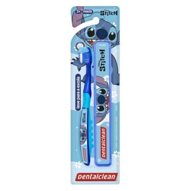 Imagem de Escova Dental Escolar Infantil Dentalclean Stitch Cerdas Macias 1 Unid