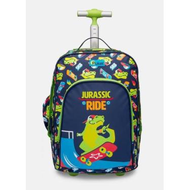 Imagem de Mochila com rodinha dino skate puket