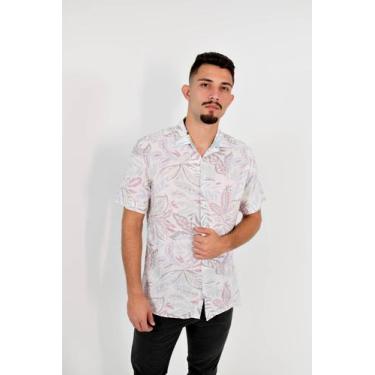 Imagem de Camisa Masculina Mc Comfort Foliage Branco - INDIVIDUAL, 4