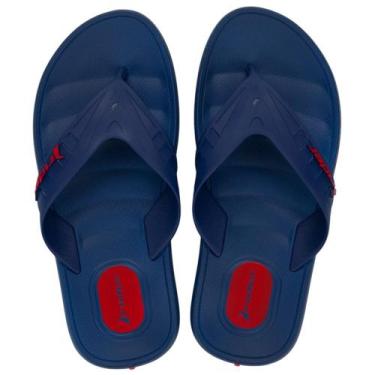 Imagem de Chinelo Masculino Rider Moving 2 12492, Azul, Vermelho, 39
