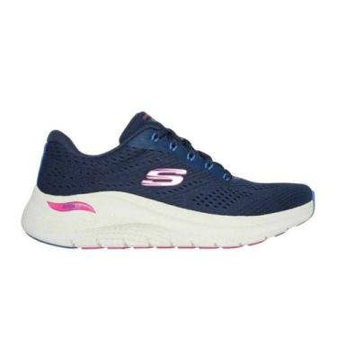 Imagem de Tênis Skechers Arch Fit 20 Respirável - Feminino - Marinho, Marinho, 3