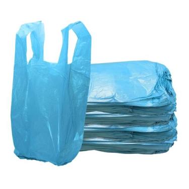 Imagem de Sacola Milheiro Farmacia Comércio Tamanho 25X35 Cor Azul Quantidade 50