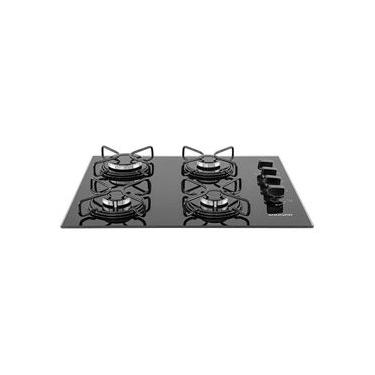 Imagem de Cooktop a Gás Suggar FG4004AVP 4 Bocas Vidro Temperado com Acendimento Automático Preto Bivolt