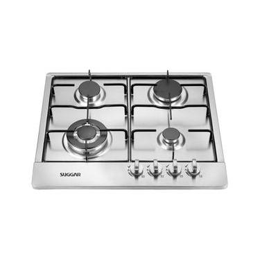 Imagem de Fogão de Mesa Cooktop a Gás Suggar FG4134IX 4 Bocas Inox com Tripla Chama Bivolt