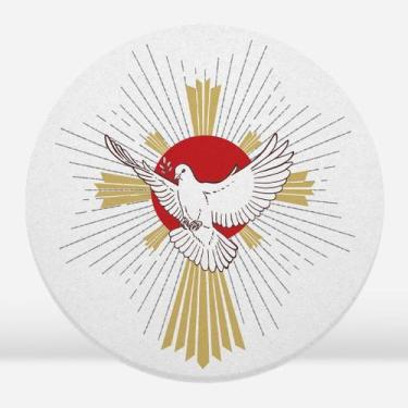 Imagem de Capa Para Mini Painel Redondo 50x50cm Helanca Premium Tema Batizado An