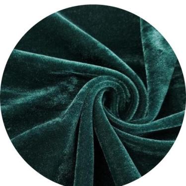 Imagem de Tecido Veludo Cristal Malha Com Elastano Liso 1,50m x 1,00m - Tecidos 