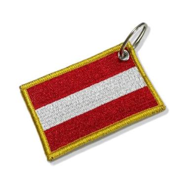 Imagem de BP0003-001 Bandeira Áustria Patch Bordado 7,5x5,0cm - BR44