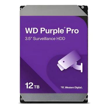 Imagem de HD 12TB Western Digital WD Purple Pro DVR NVR CFTV SATA 6GBs 7200RPM C