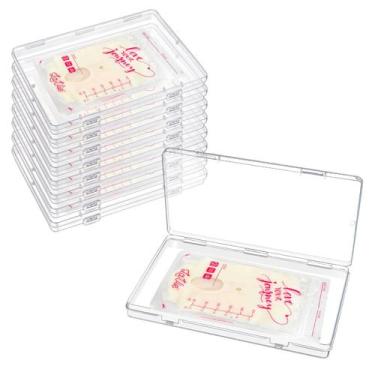 Imagem de Organizador para Armazenamento de Leite Materno GRETJOB 19x13x2cm Kit 