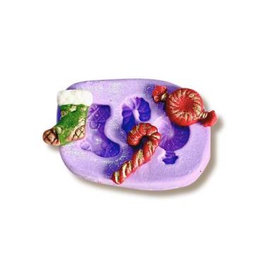 Imagem de Molde de silicone natal confeitaria biscuit f884 - CM