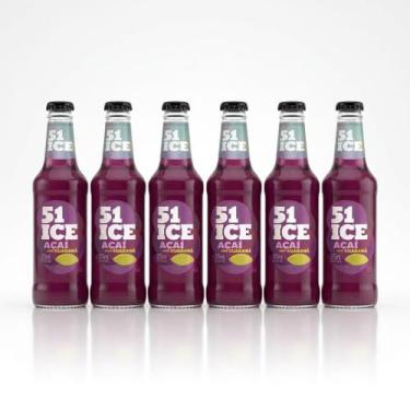 Imagem de Bebida Mista 51 Ice Açaí com Guaraná 275ml Pack com 6 Unidades Refresc