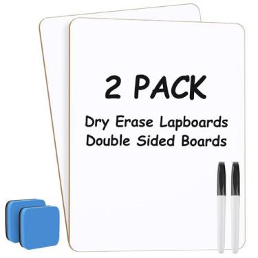 Imagem de Quadro de Escrita MaxGear 23x30cm Dupla Face Kit com 2 Unidades