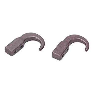 Imagem de Gancho de reboque de simulação RC, gancho de metal RC para reboque profissional Liga de zinco confiável com parafuso para carro 1/10 RC(Titânio)