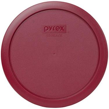 Imagem de Pyrex 7402-PC Tampa de plástico para armazenamento de alimentos vermelha Sangria