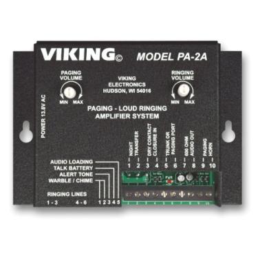 Imagem de Viking Electronics Amplificador PA-2A Paging/Loud Ringer (Inclui Buzina 25AE)