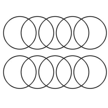 Imagem de Anéis vedantes de vedação uxcell O-Rings de borracha de nitrilo 3,5 mm de espessura, 118mmx125mmx3.5mm