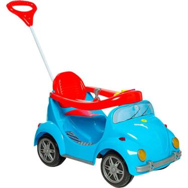 Imagem de Mini Carro Infantil Calesita 1300 Fouks - 2 em 1 Pedal e Passeio - Azul