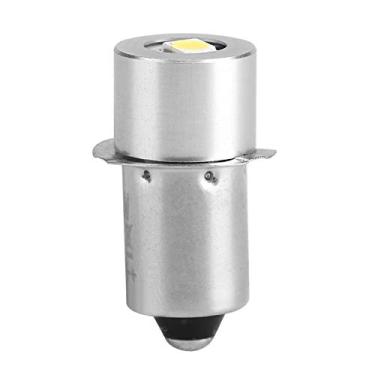 Imagem de POCREATION Lanterna LED, base P13.5S lâmpada de LED 1W, lâmpada de conversão de LED compatível com Maglite Craftsman Greatlite Vintage Lanterna (3V), contas de lâmpada