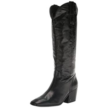 Imagem de Sam Edelman Botas Britten Western Femininas, Preto, 7.5