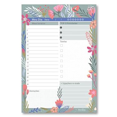Imagem de Bloco de Planejamento Diário Tarefas do Dia Primavera 14,5 x 21,0cm 80fls 75g/m² Fina Idéia