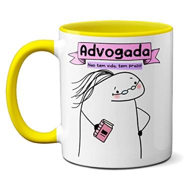 Imagem de Caneca Advogada 5 Anos Estudando Para Estudar Toda Vida (Amarela)
