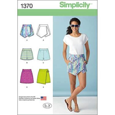 Imagem de Simplicity 1370 padrões de costura de shorts, saia e saia, tamanhos 6-14