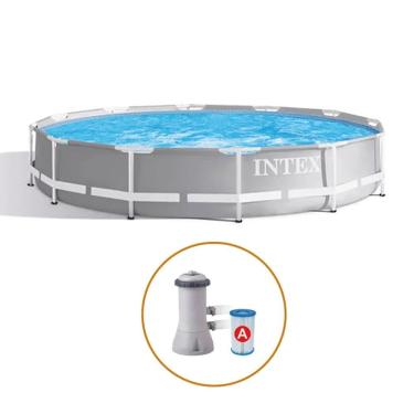 Imagem de Piscina Intex 6.503 Litros Prism Estrutural Armação Bomba Filtrante