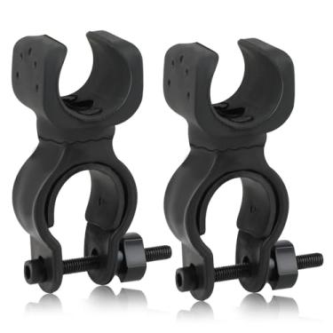 Imagem de Piriuuo 2 peças de suporte de bengala para andador, acessórios universais para rolos, muletas fortes, suporte de bengala, acessórios de suporte de bengala para cadeira de rodas, mobilidade, scooter,