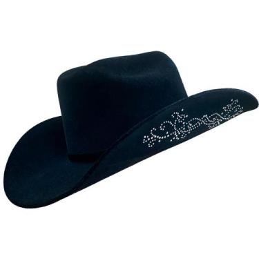 Imagem de Chapéu Americano Country Ana Castella 2.0 Arabesco de Strass - Club21 