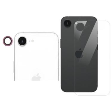 Imagem de Kit Proteção com Câmera Easy e Traseira Gel P/ iPhone 16e 5G - Smart S