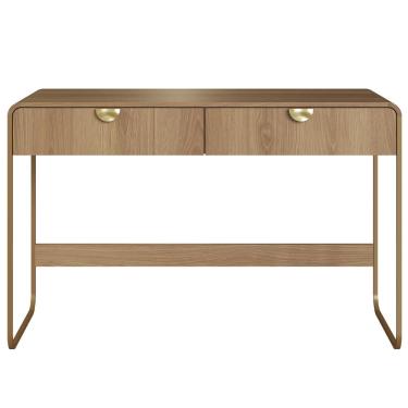 Imagem de Escrivaninha Organico 2 Gavetas 125 Cm 28067 Artesano Hanover Dourado